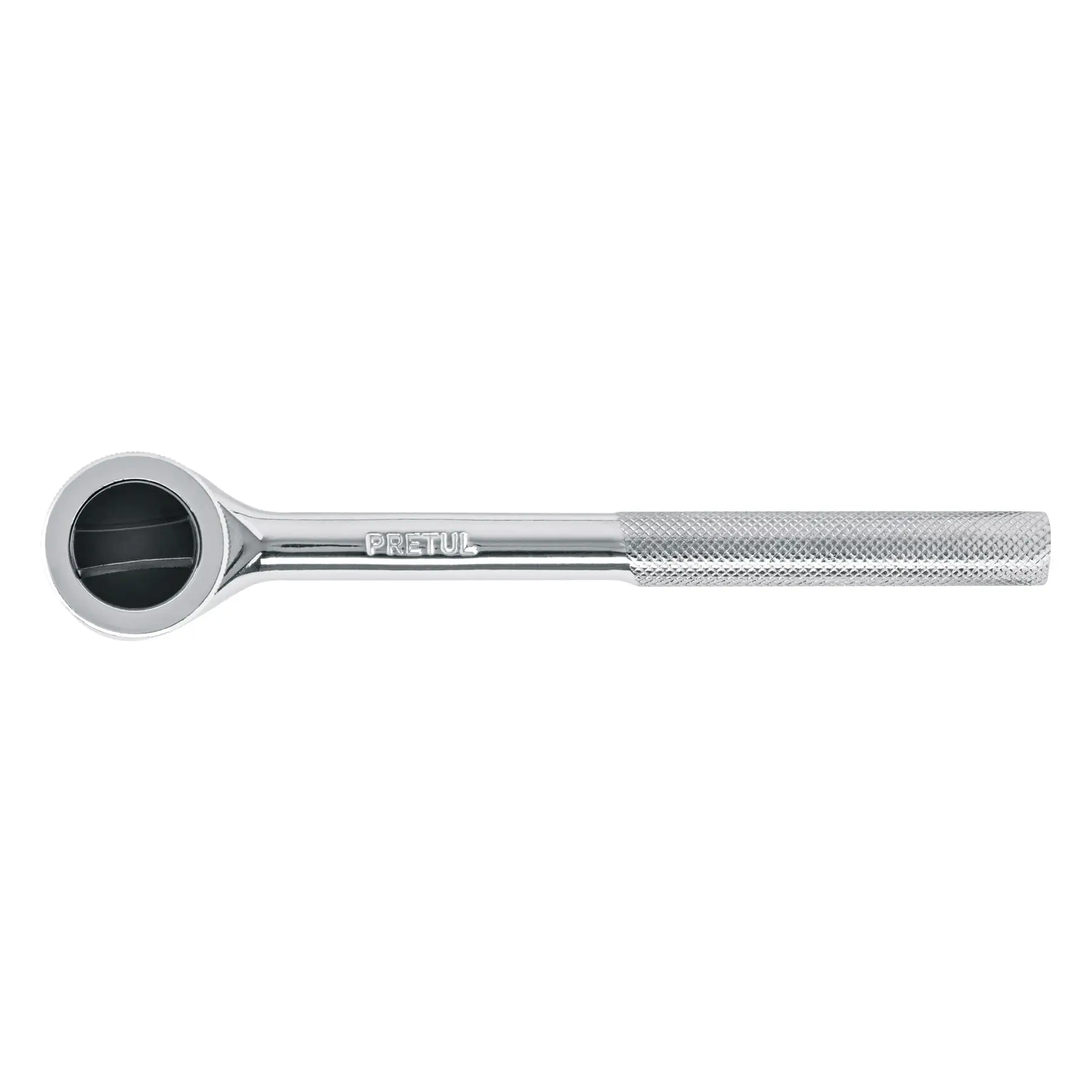 Matraca cuadro 3/8' cabeza redonda con disco, PRETUL
