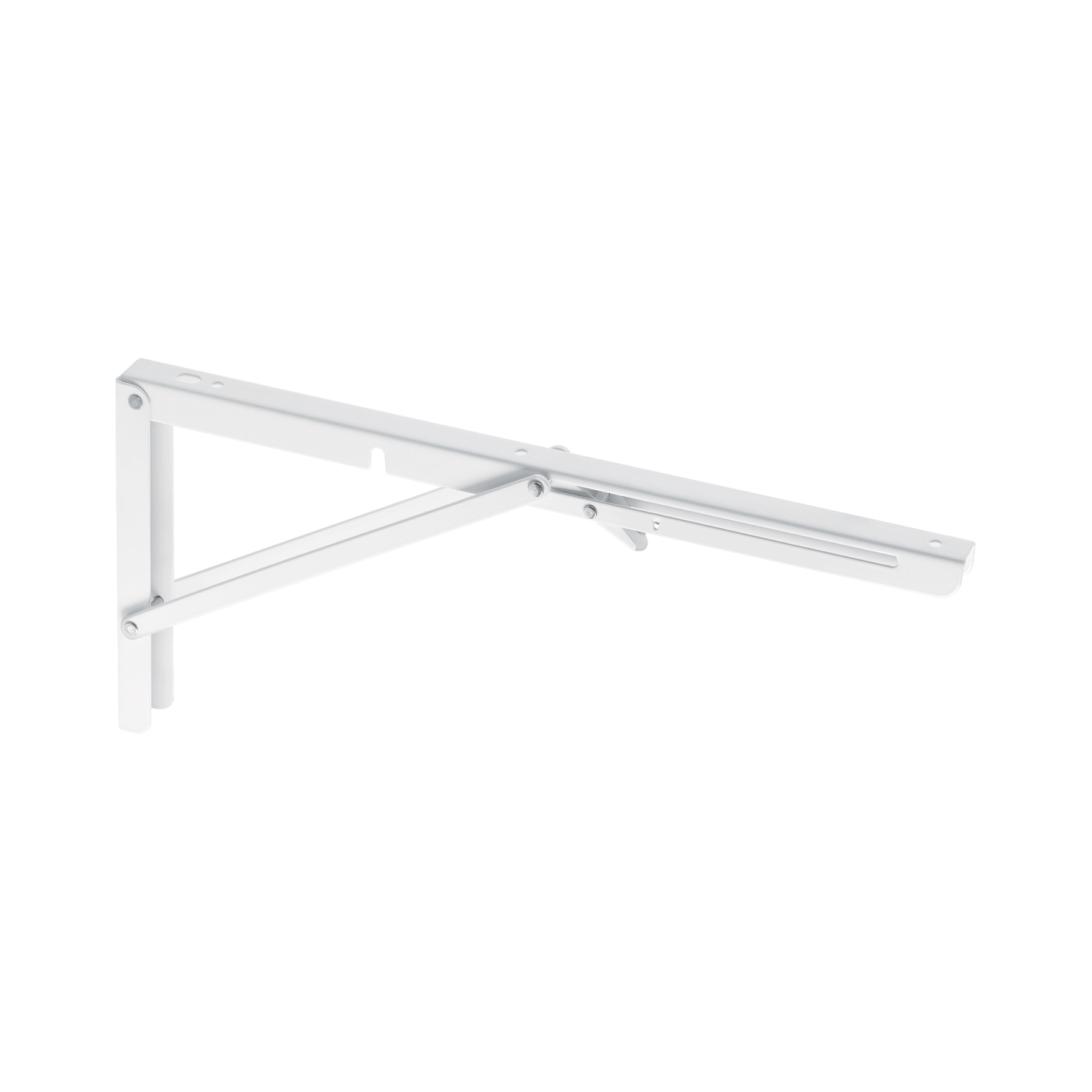 Ménsula plegable de acero blanca 8' x 16', FIERO