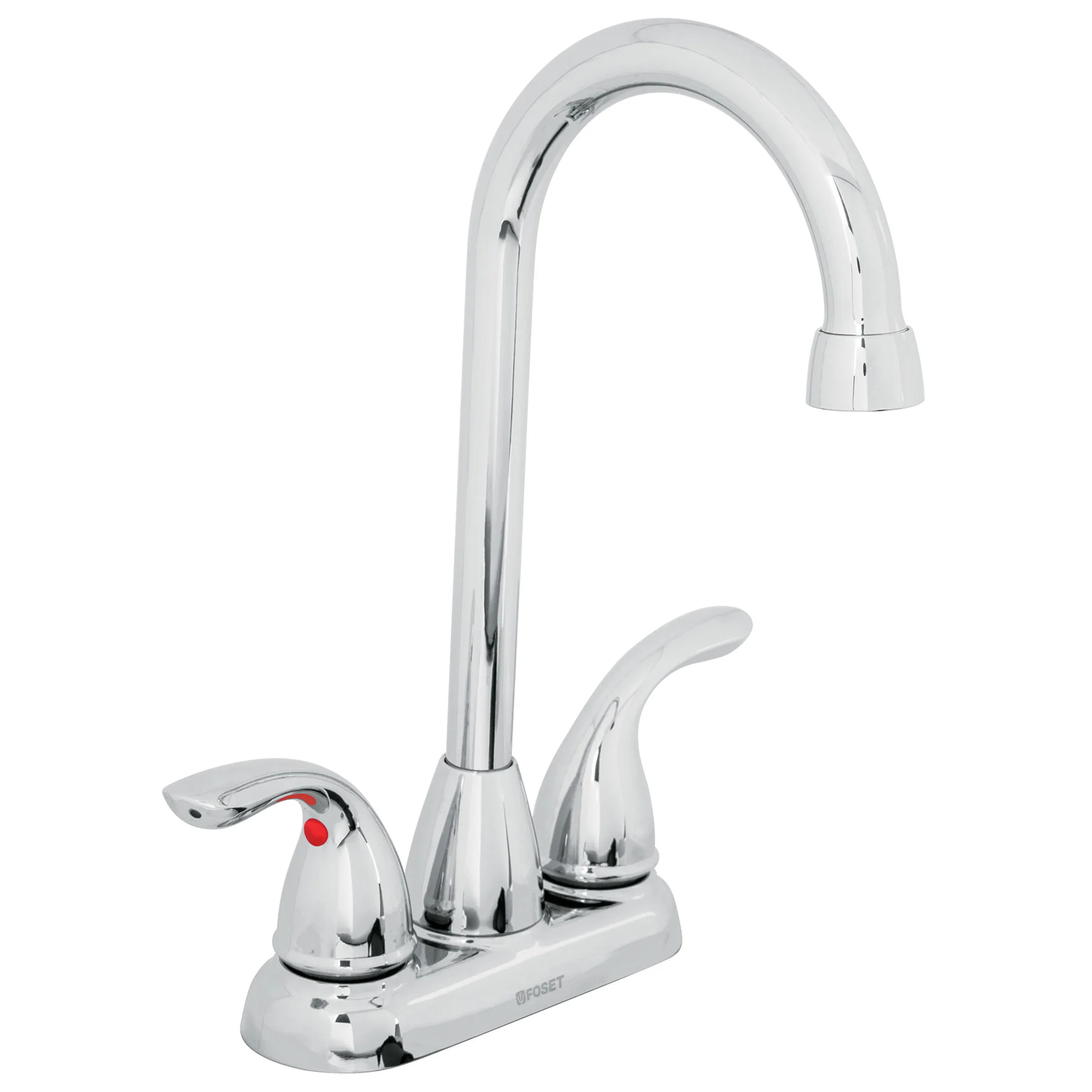 Mezcladora 4' cuello tipo bar para lavabo, FOSET AERO
