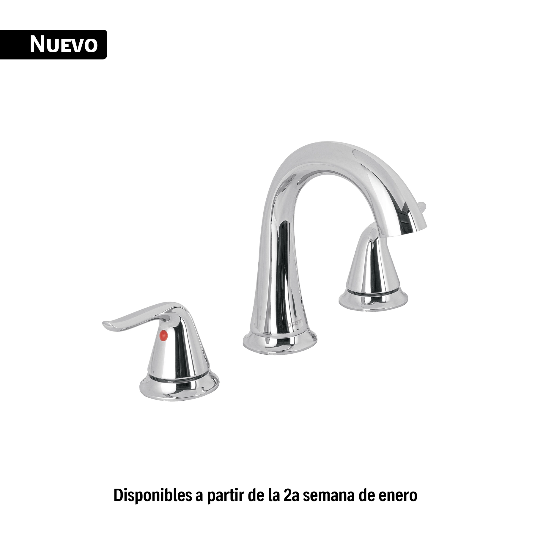 Mezcladora lavabo taladros separados, cromo, FOSET AERO