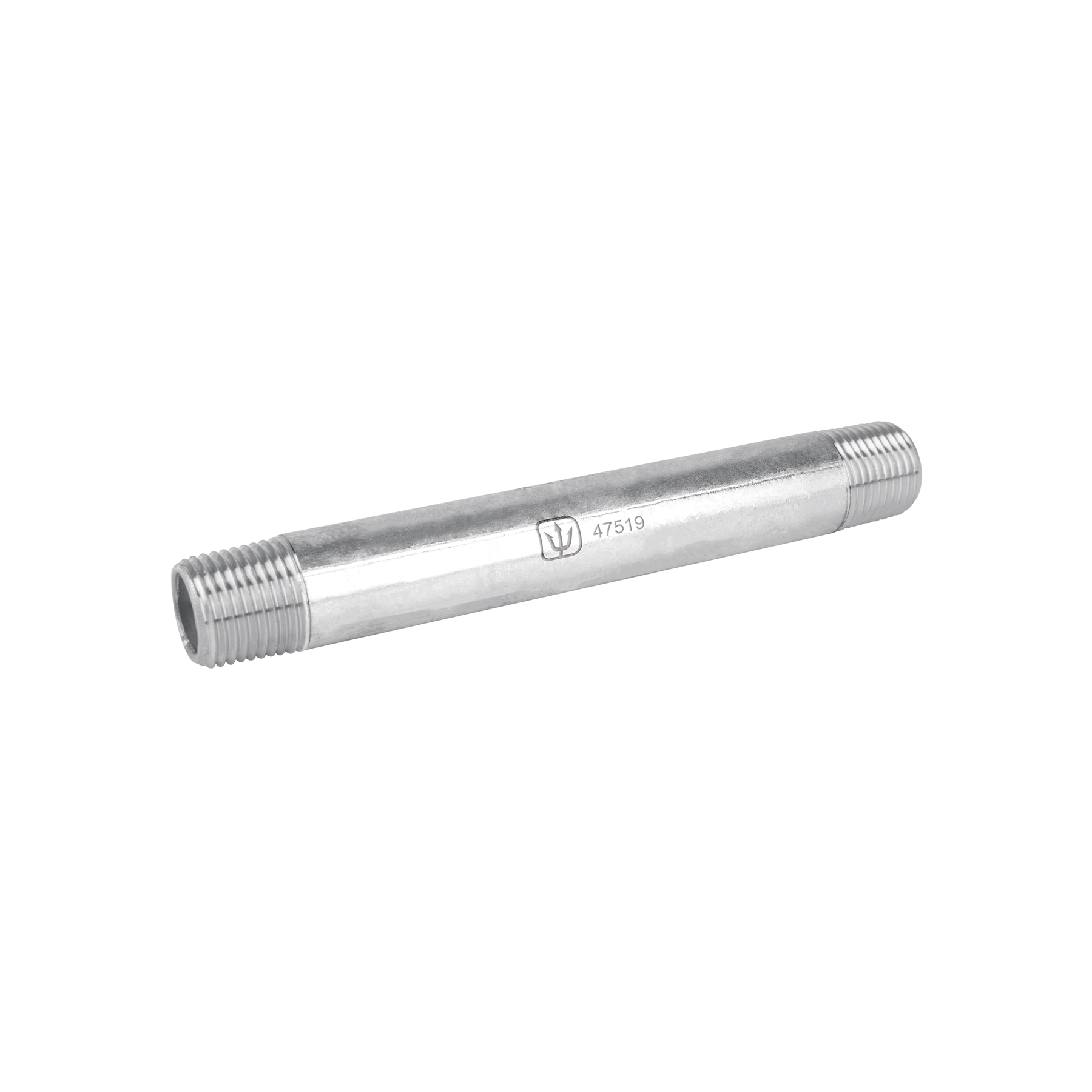 Niple de acero galvanizado 1/2' x 6', FOSET