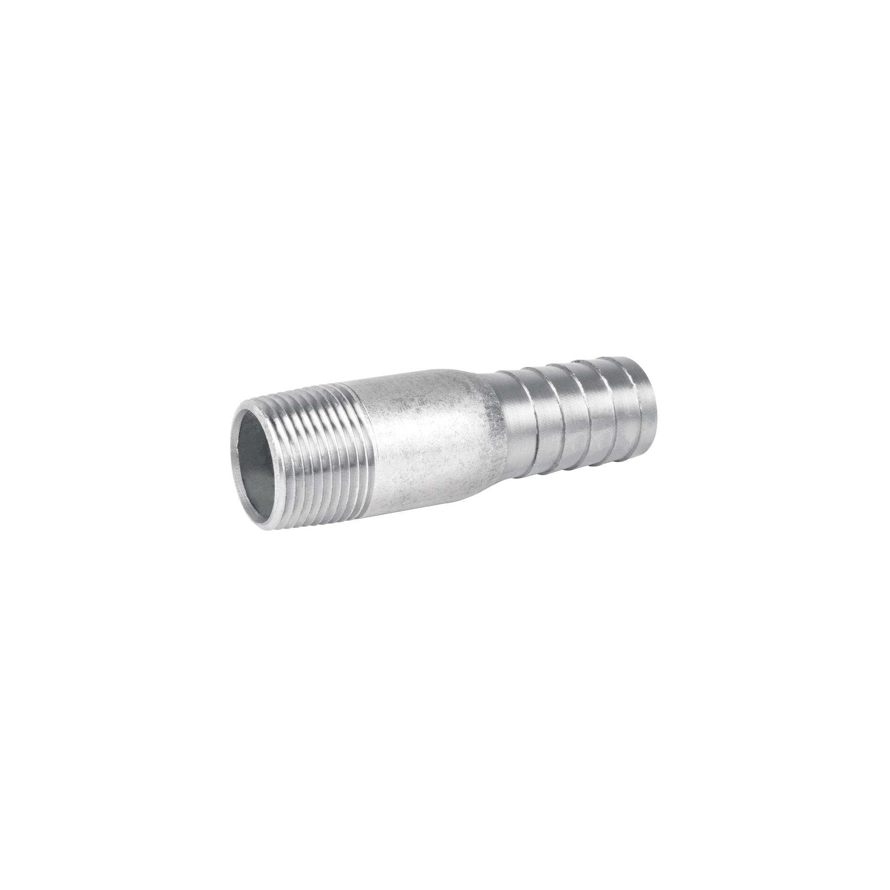 Niple de acero galvanizado 3/4' tipo botella, FOSET