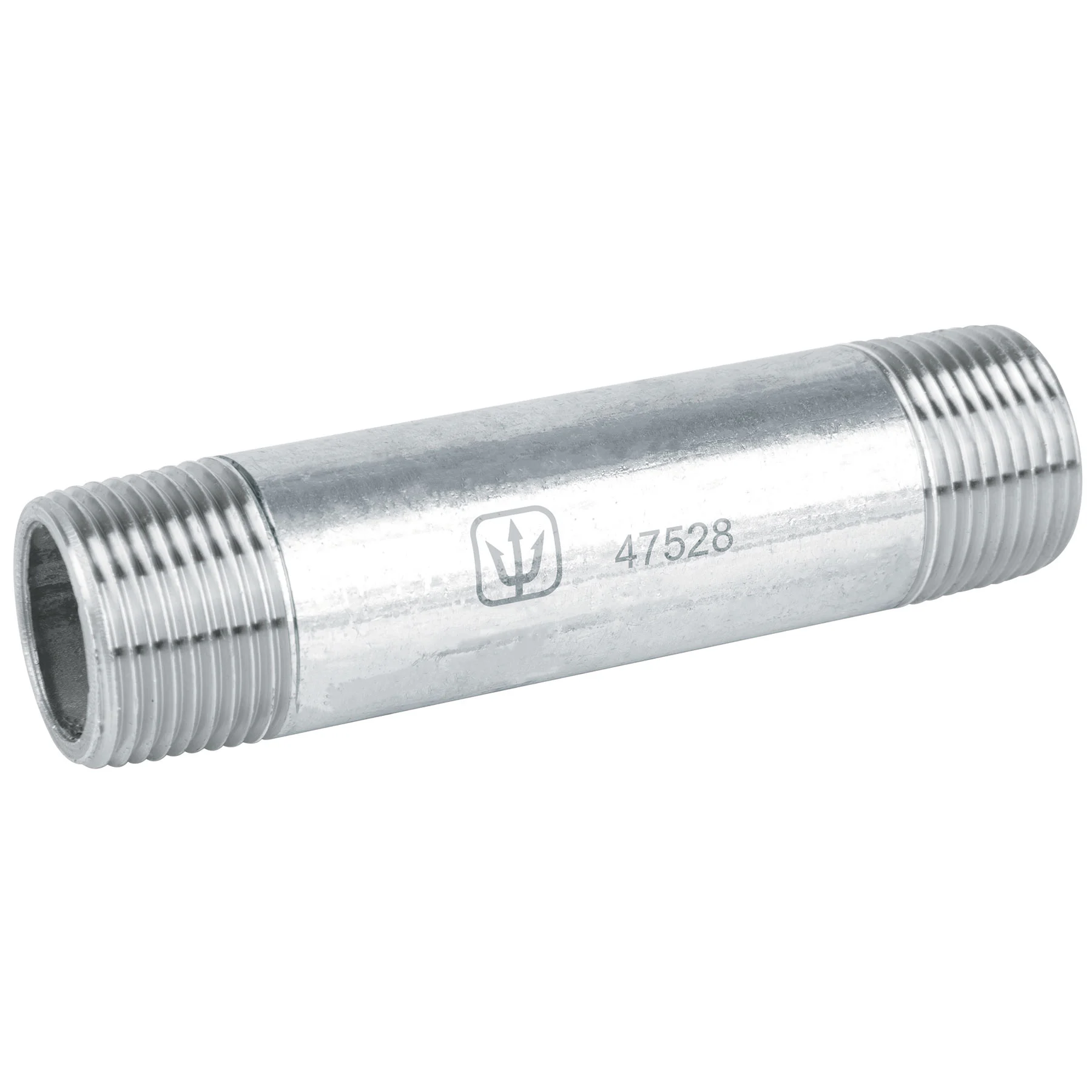 Niple de acero galvanizado 3/4' x 4', FOSET