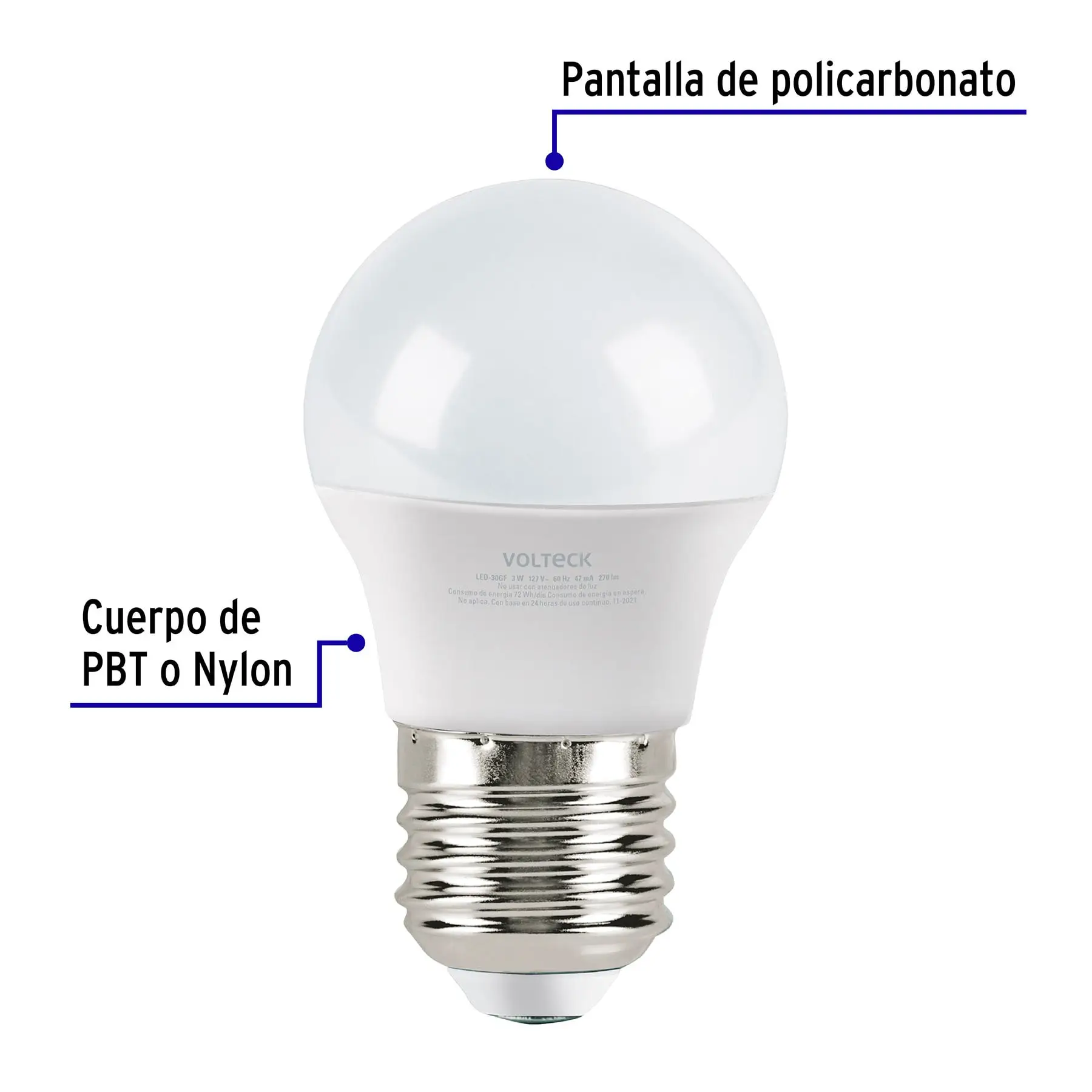 Pack 4 focos LED 10W (75W) A19, 3000K cálida, 950 lm, BASIC