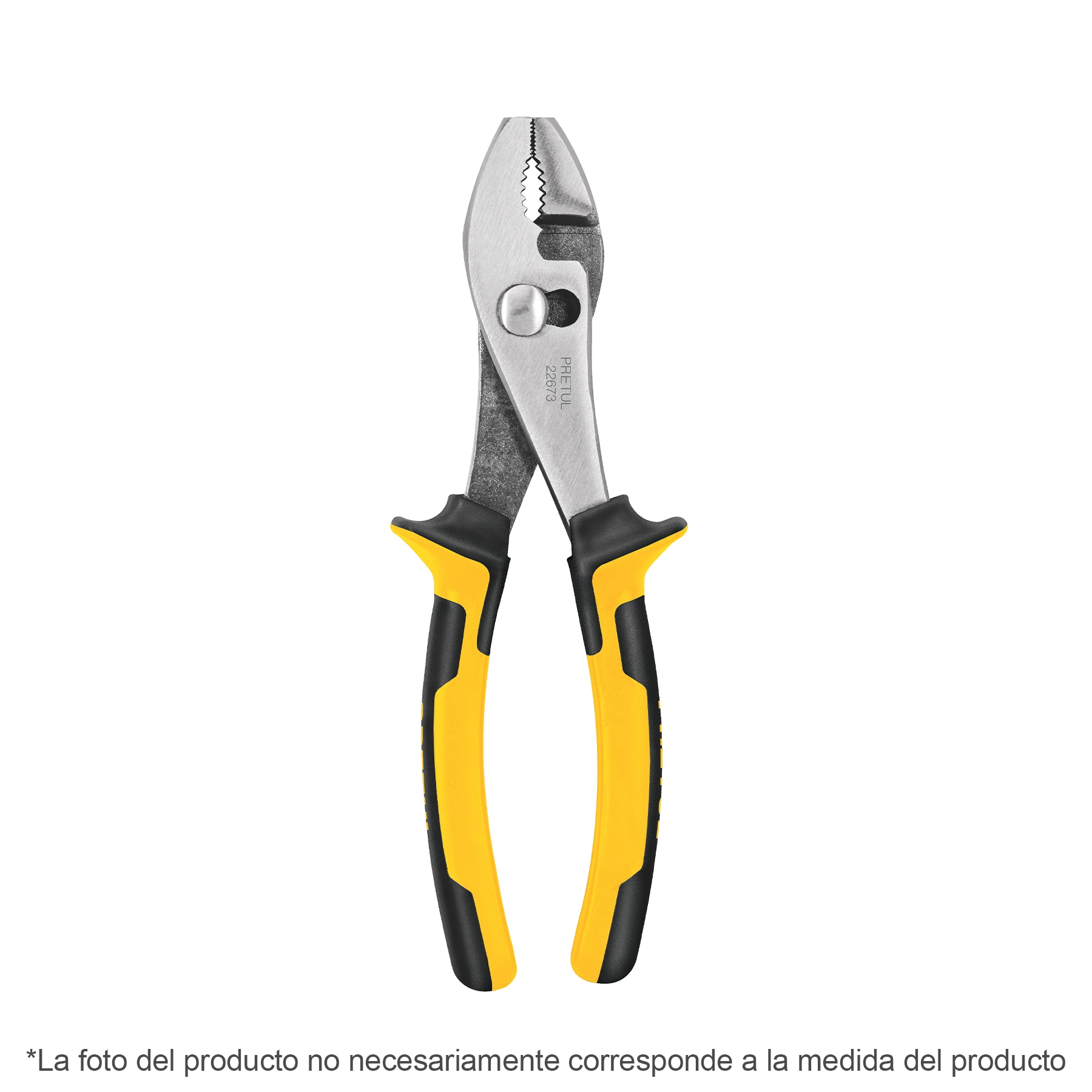 Pinza de chofer 6' mango Comfort Grip, PRETUL