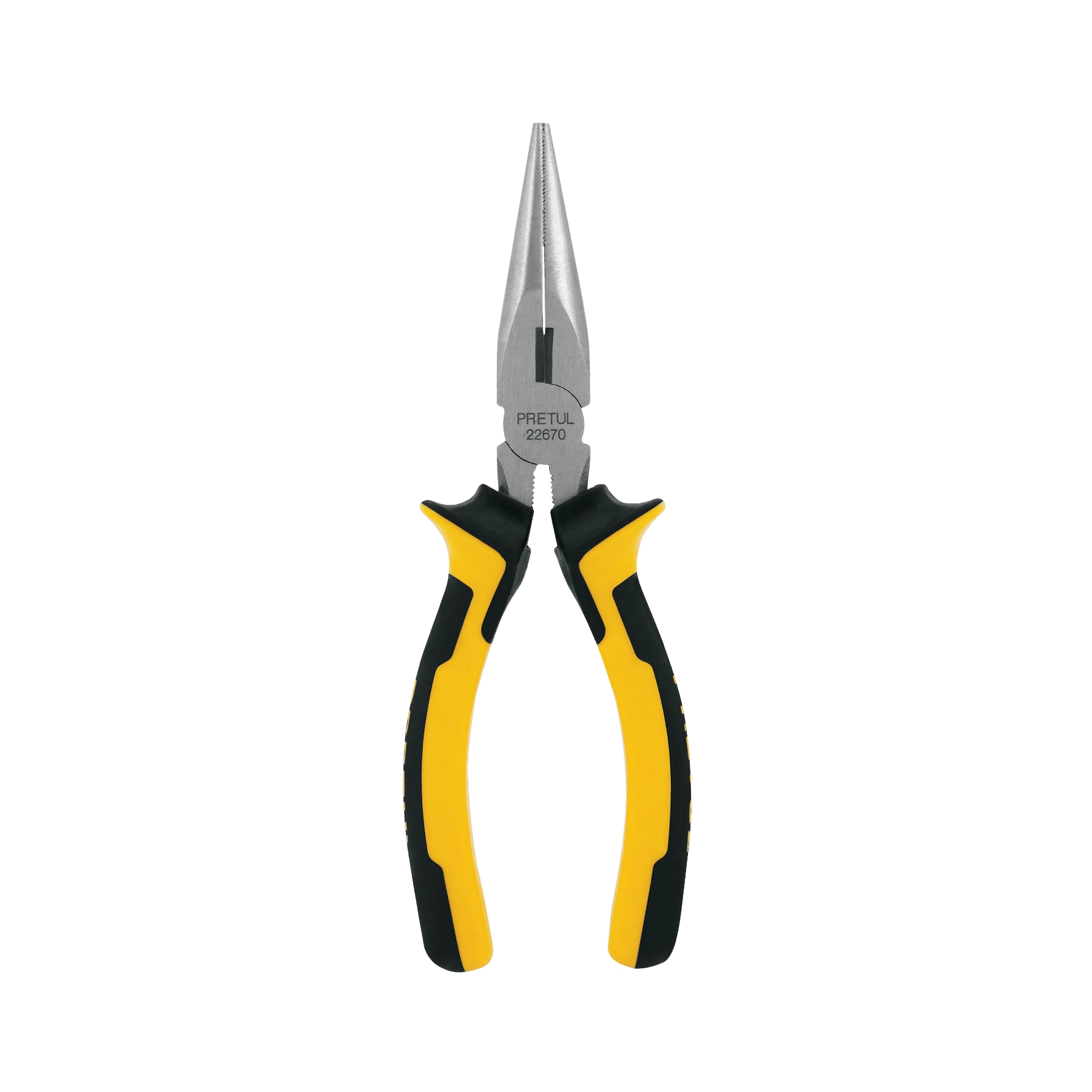 Pinza de punta y corte 6' mango Comfort Grip, PRETUL