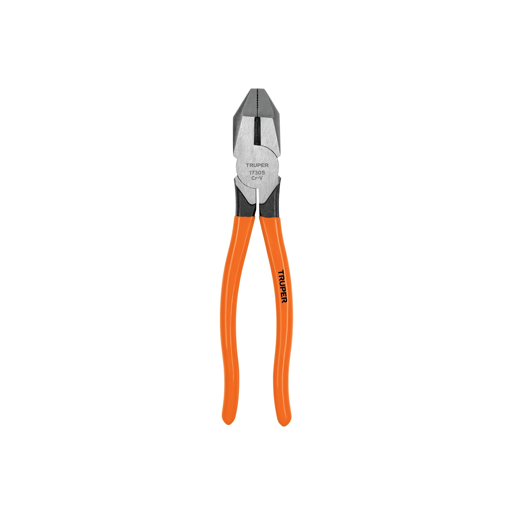 Pinza para electricista 9' uso rudo, mango PVC, TRUPER