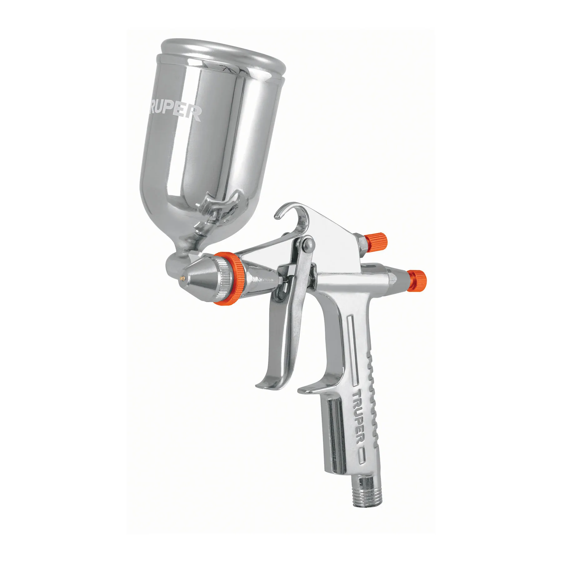Pistola para retoque LVMP vaso aluminio, 0.5 mm, TRUPER