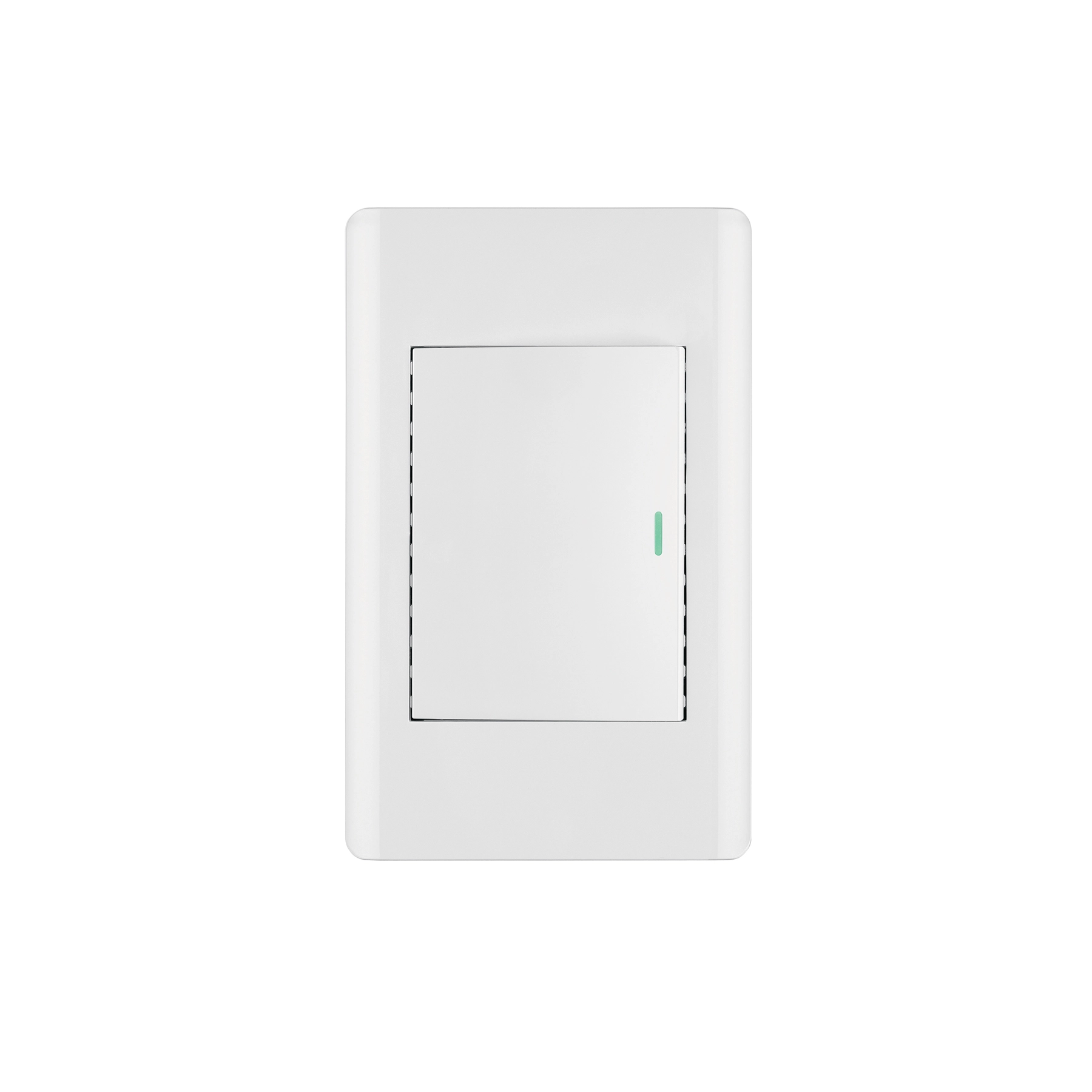 Placa armada blanca 1 interruptor 3 módulos, Lisboa, VOLTECK