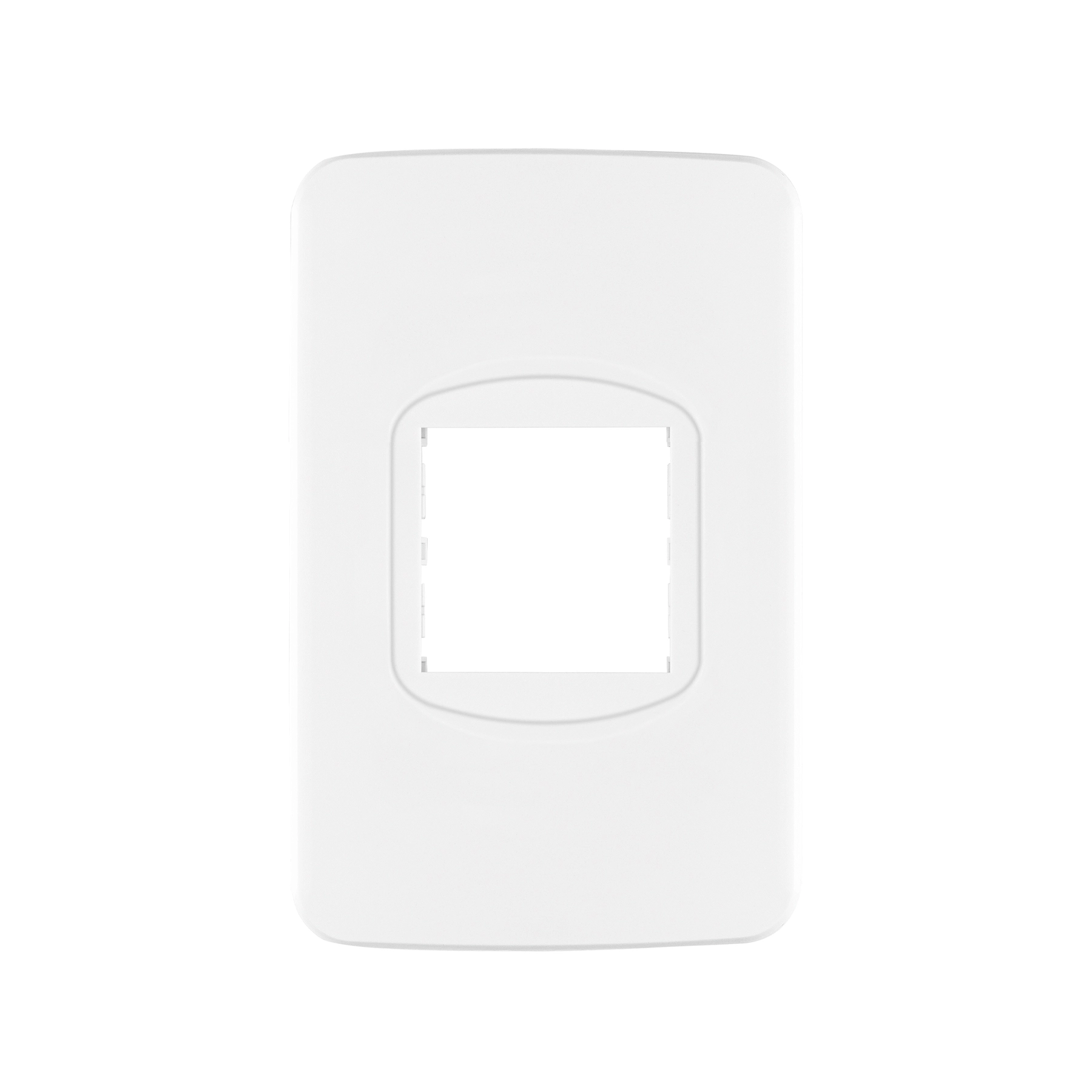 Placa de 1 ventana 1.5 módulos, línea Toledo, BASIC
