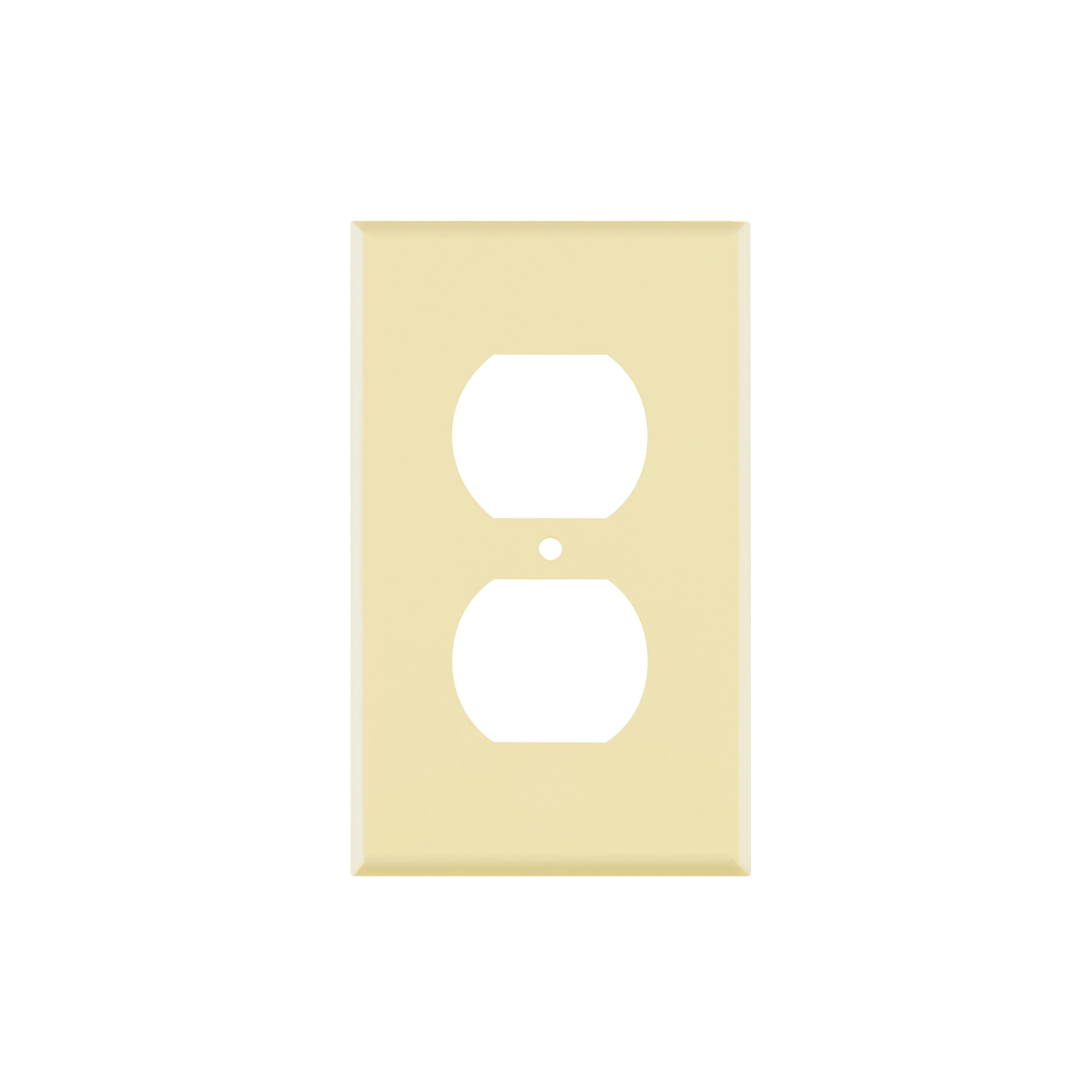 Placa de ABS dúplex, Standard, marfil, VOLTECK