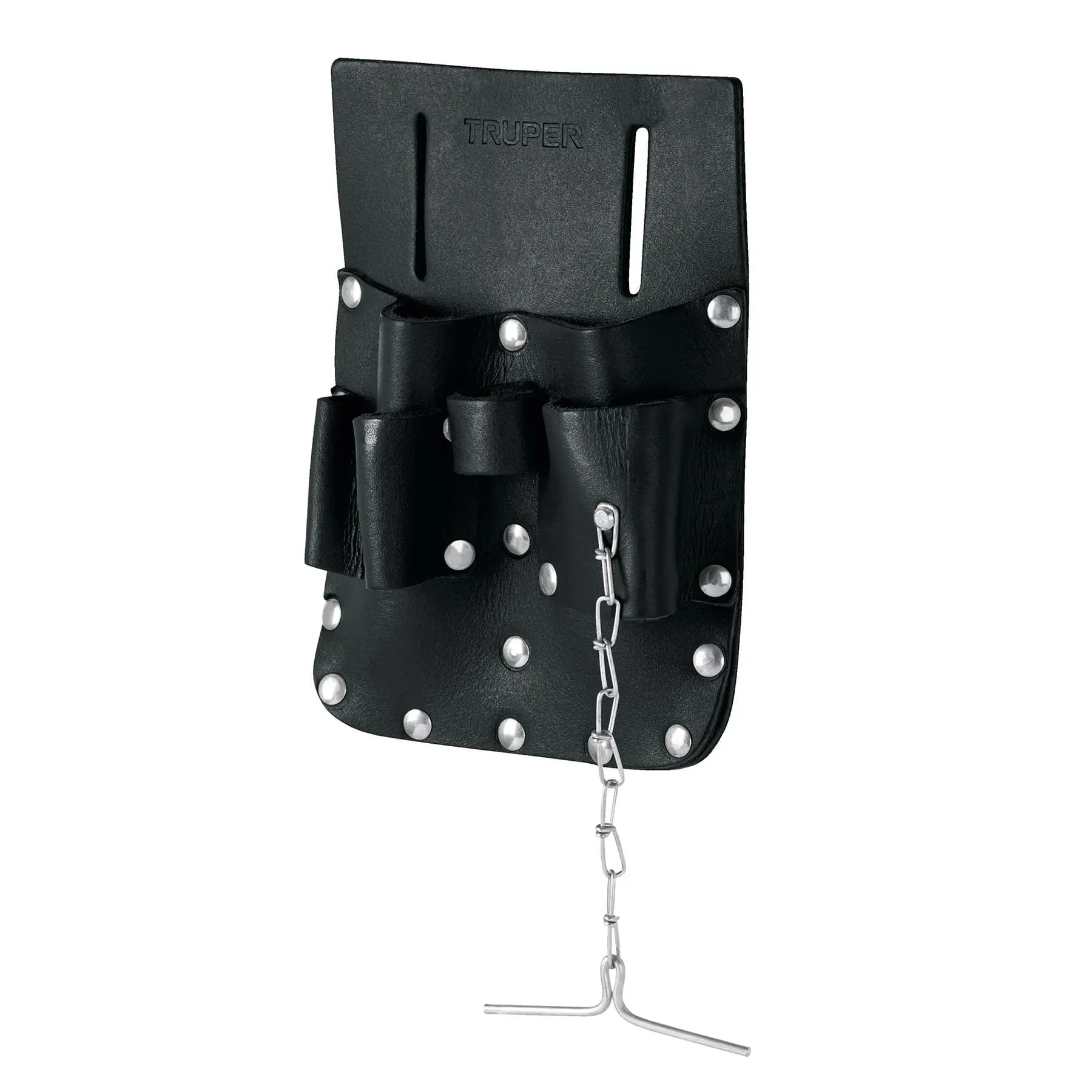 Porta herramientas de cuero con 7 compartimentos, TRUPER