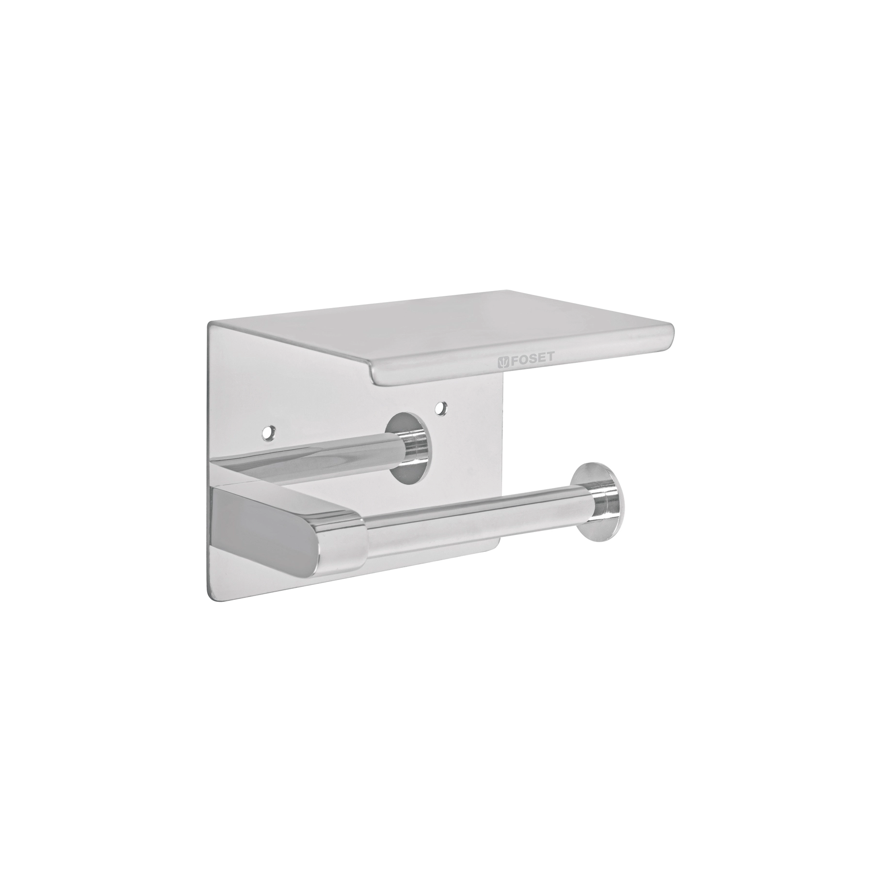 Portarrollo cromo con soporte para celular, FOSET RIVIERA