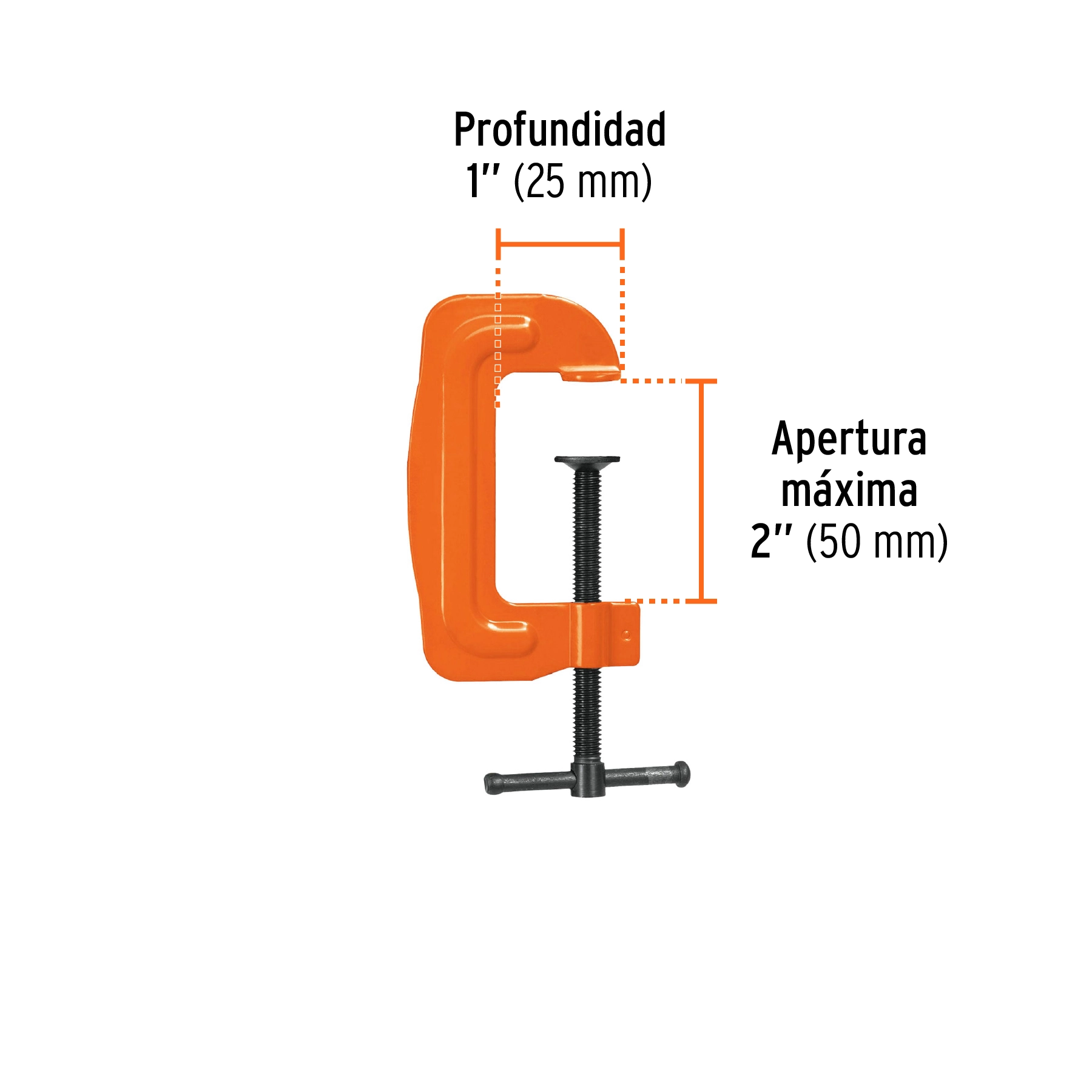 Prensa profunda 2' troquelada de acero, TRUPER