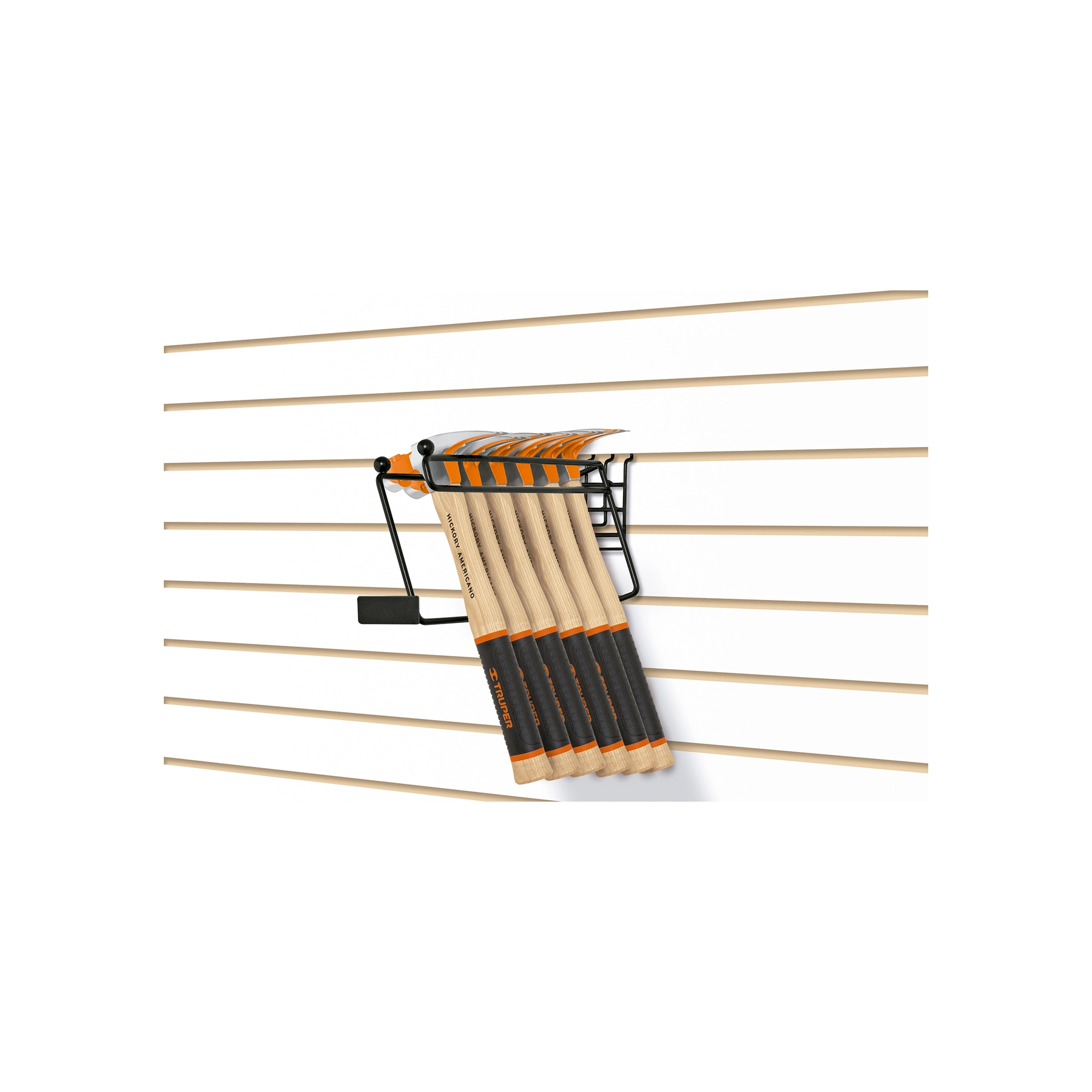 Rack para martillos semipulidos uña curva, TRUPER