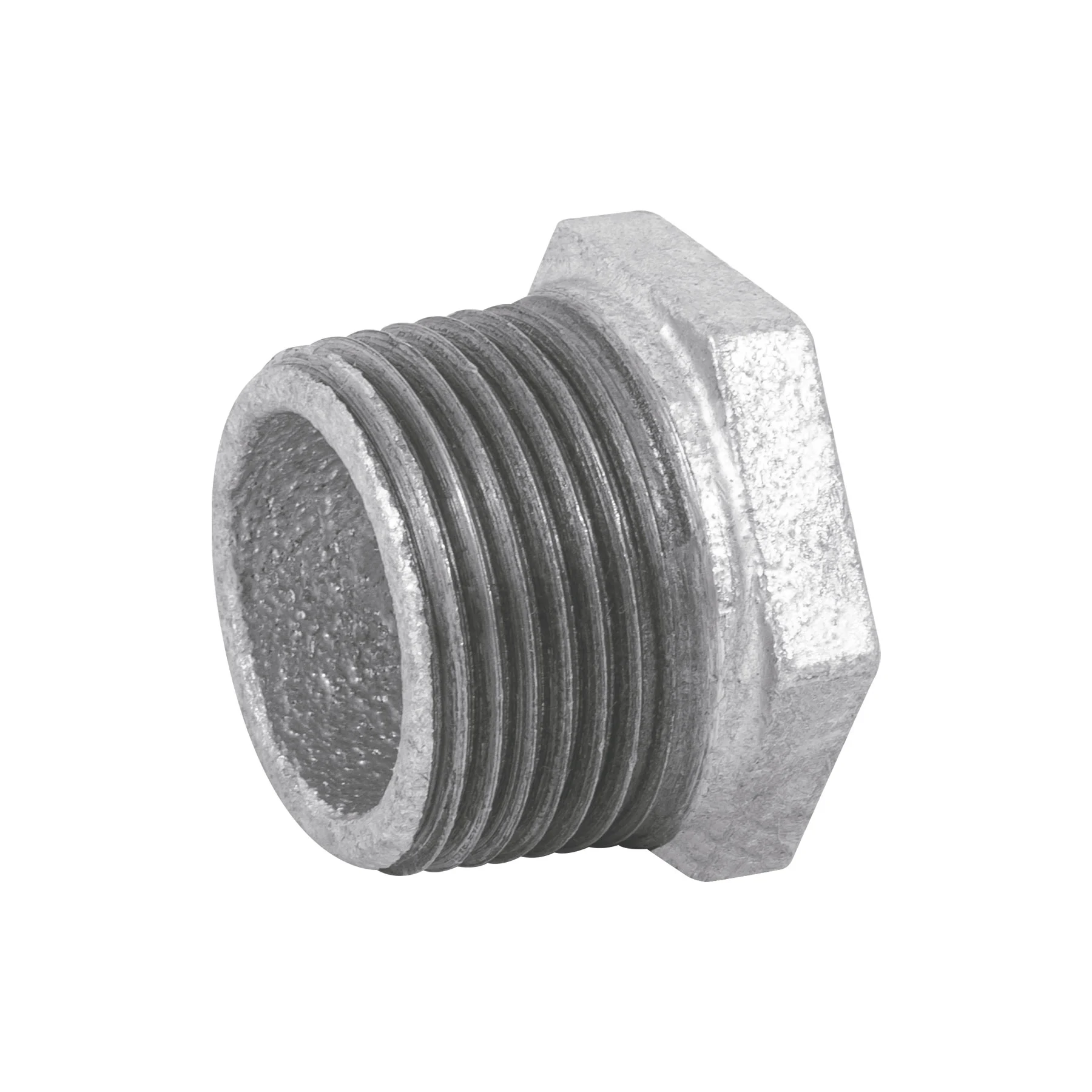 Reducción bushing acero galvanizado 1'x1/2', FOSET