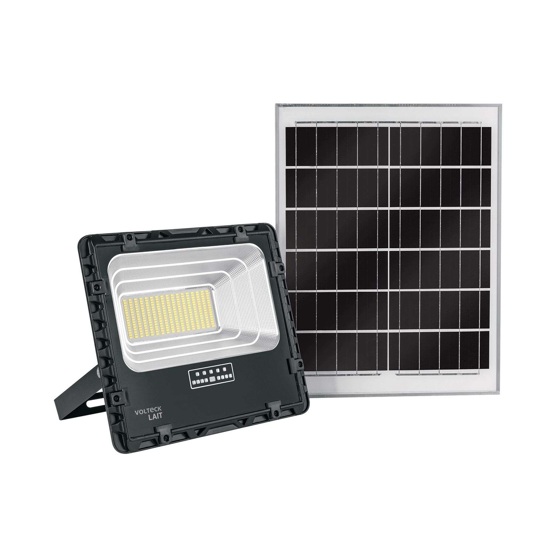 Reflector LED con panel solar 200W 6500K, VOLTECK