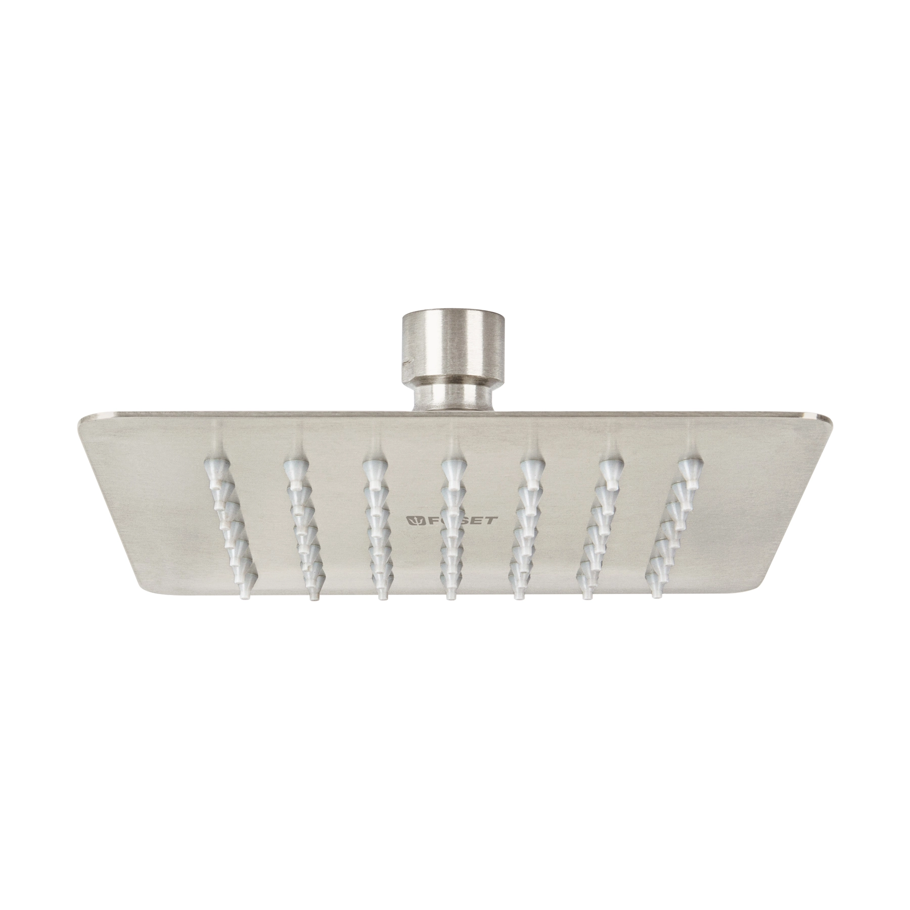 Regadera cuadrada 6', acero inox, sin brazo, satín, TÚBIG