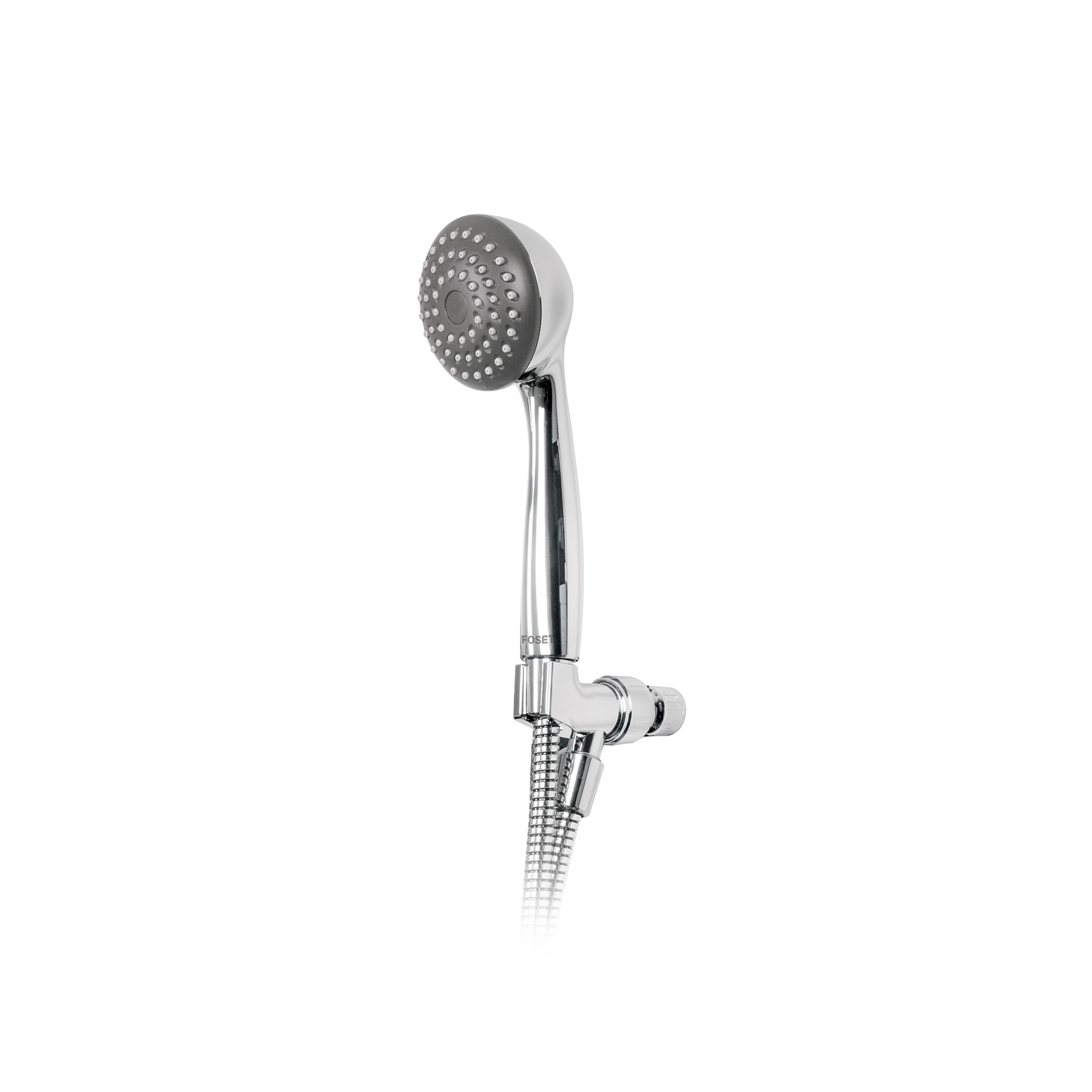 Regadera de teléfono 3-1/4, ABS, con soporte, cromo, AERO