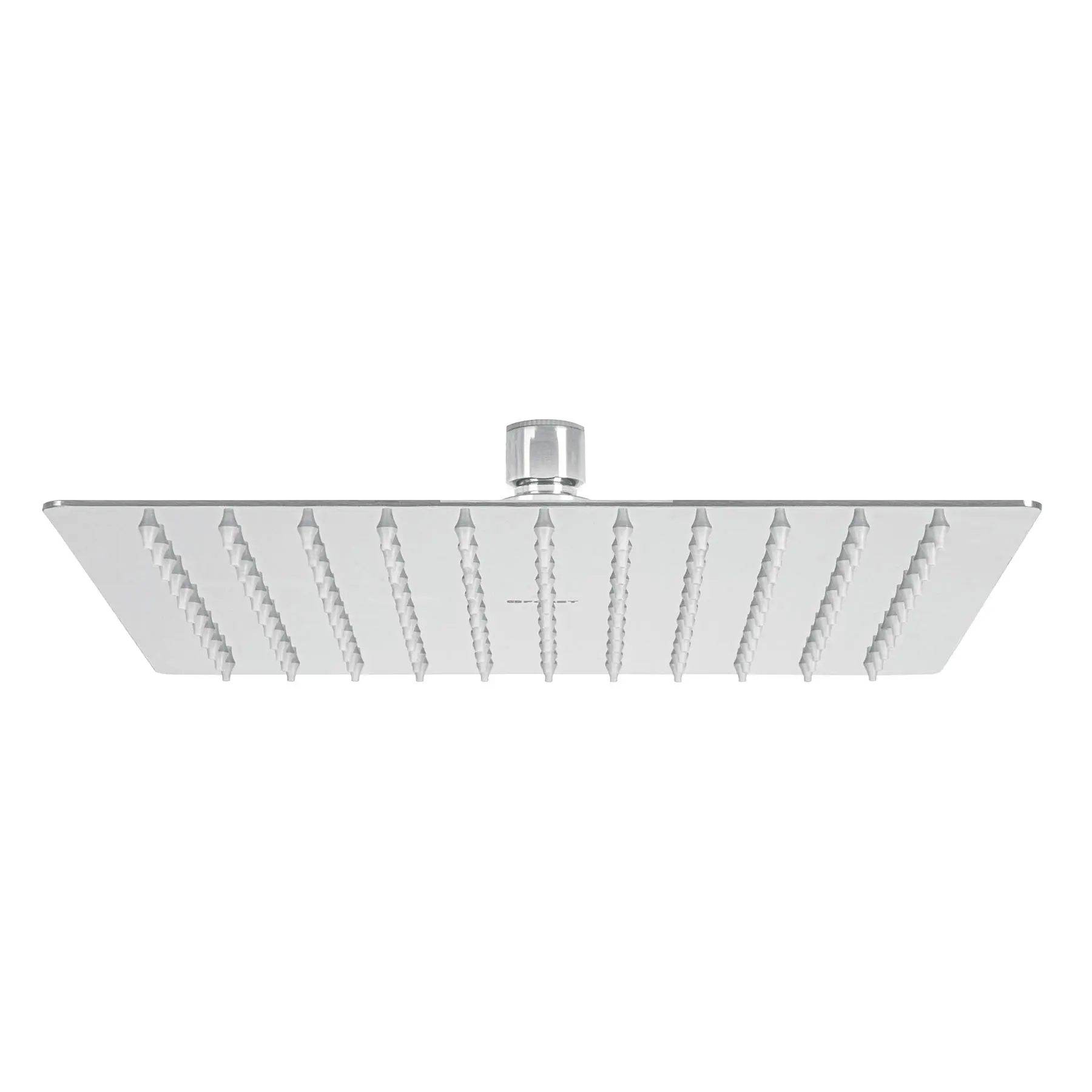 Regadera plato cuadrado 10' sin brazo, cromo, FOSET RIVIERA