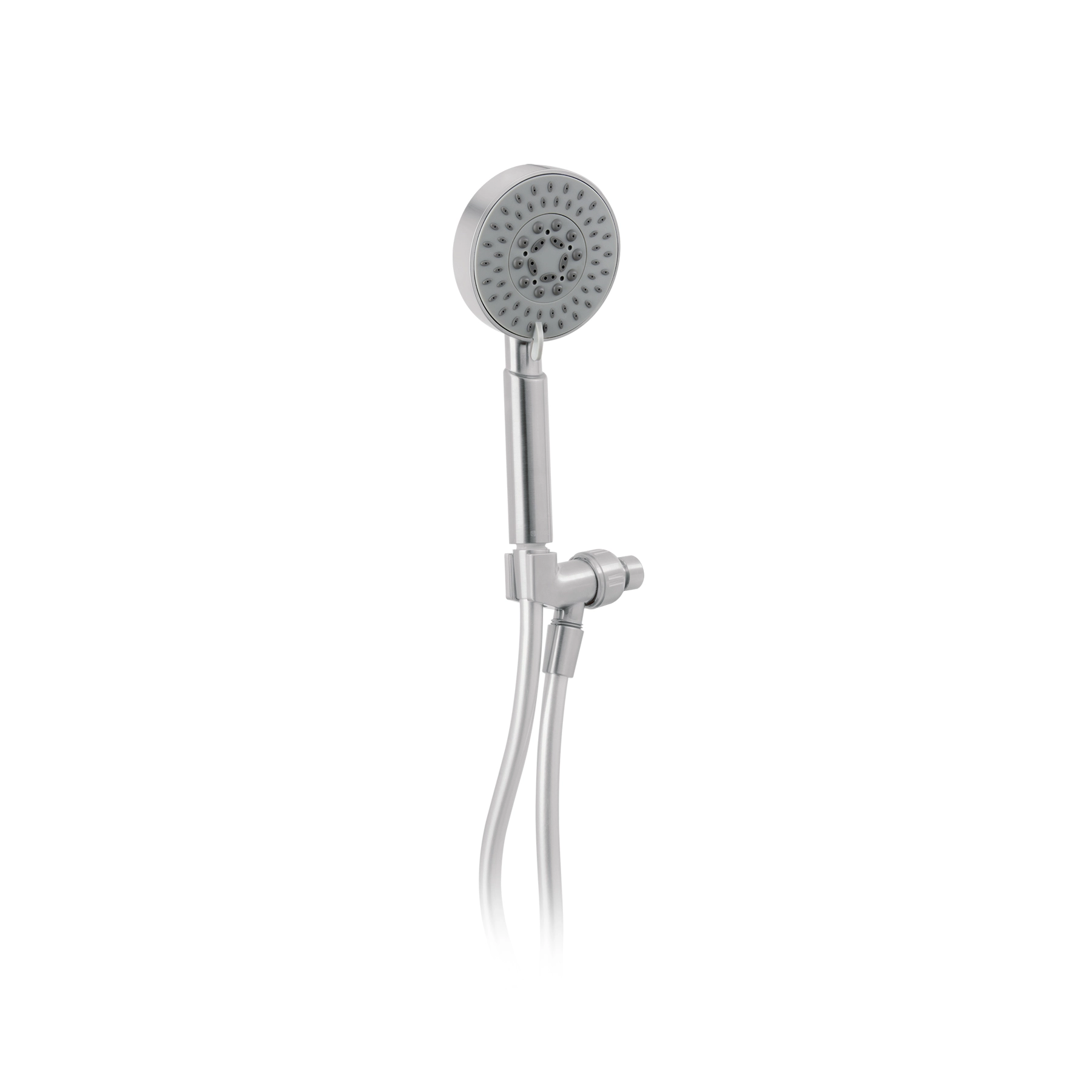 Regadera satín de teléfono 4' con soporte, FOSET ELEMENT