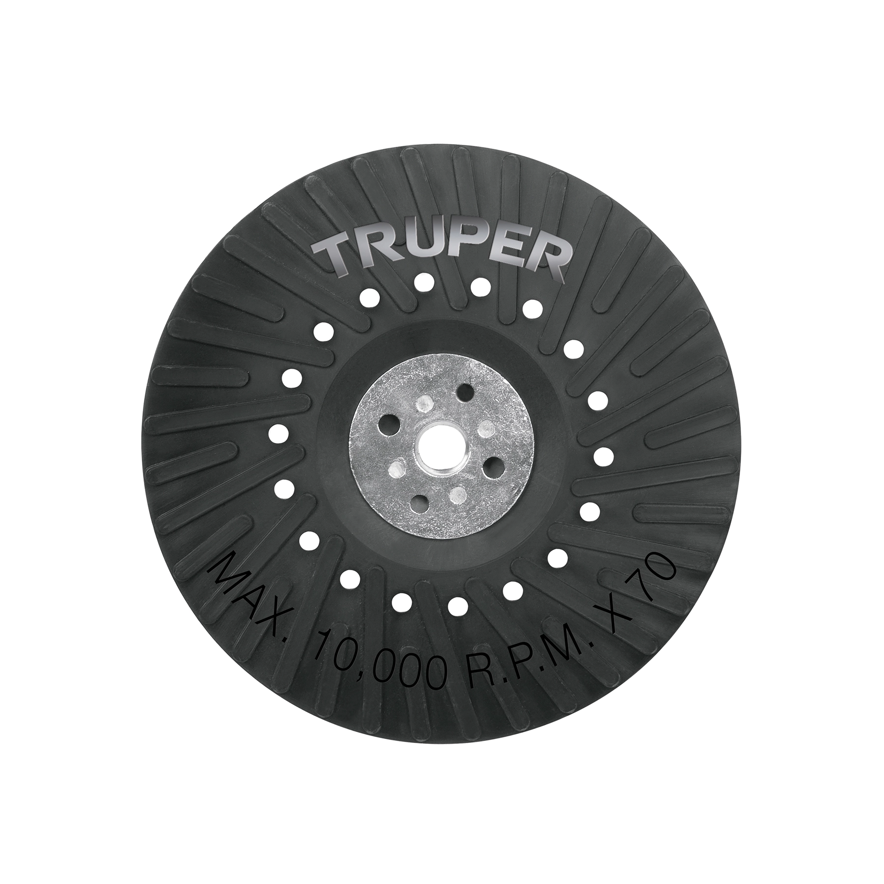 Respaldo para discos de lija 7', eje M14, TRUPER