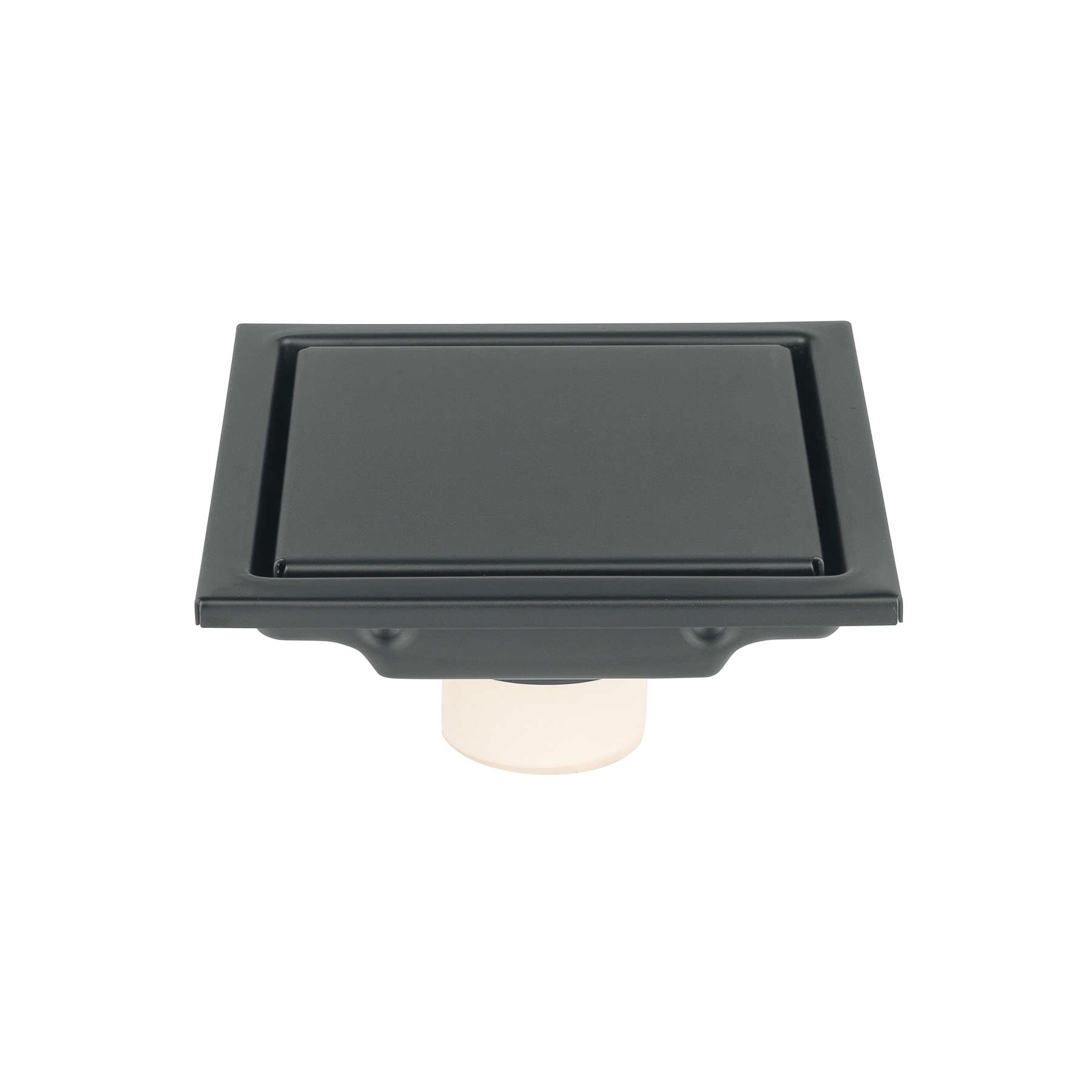Resumidero reversible 4', anti olores, acero inox, negro, AQ