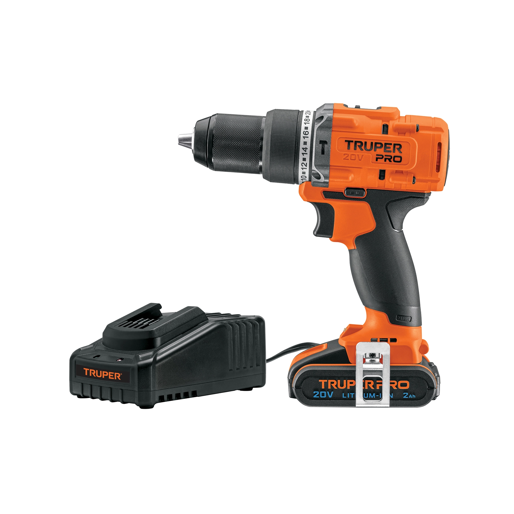 Rotomartillo/destornillador 1/2', 20V, 1 batería 2Ah, PRO