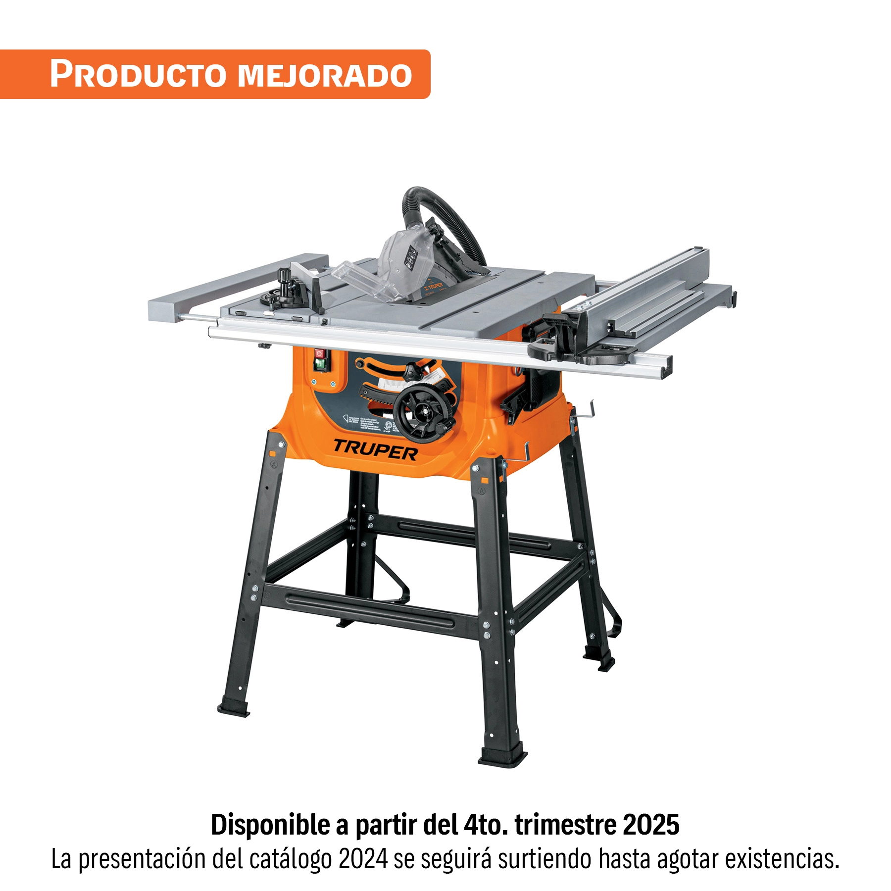 Sierra de mesa 10', 2-1/2 HP (1900 W), con base, TRUPER