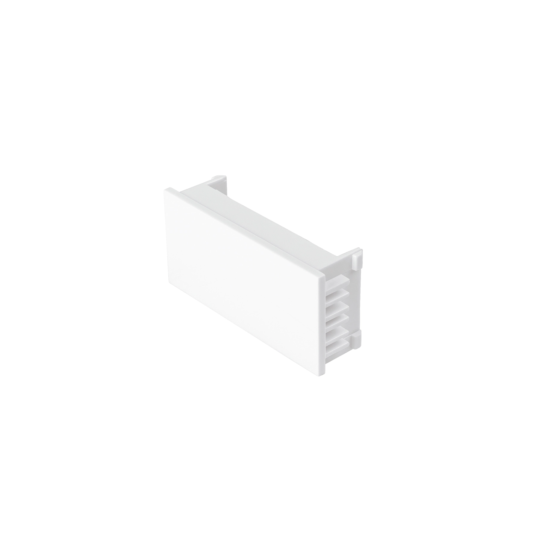 Tapón ciego, 1 módulo, línea Española, color blanco, VOLTECK