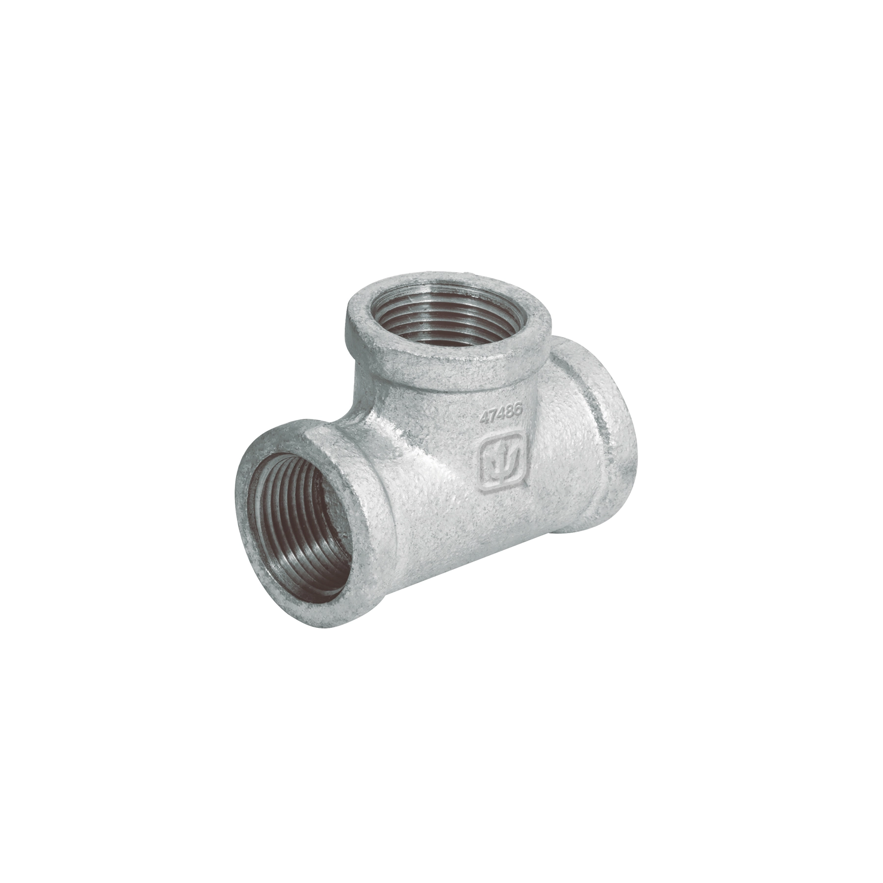 Tee sencilla 3/4' acero galvanizado, FOSET