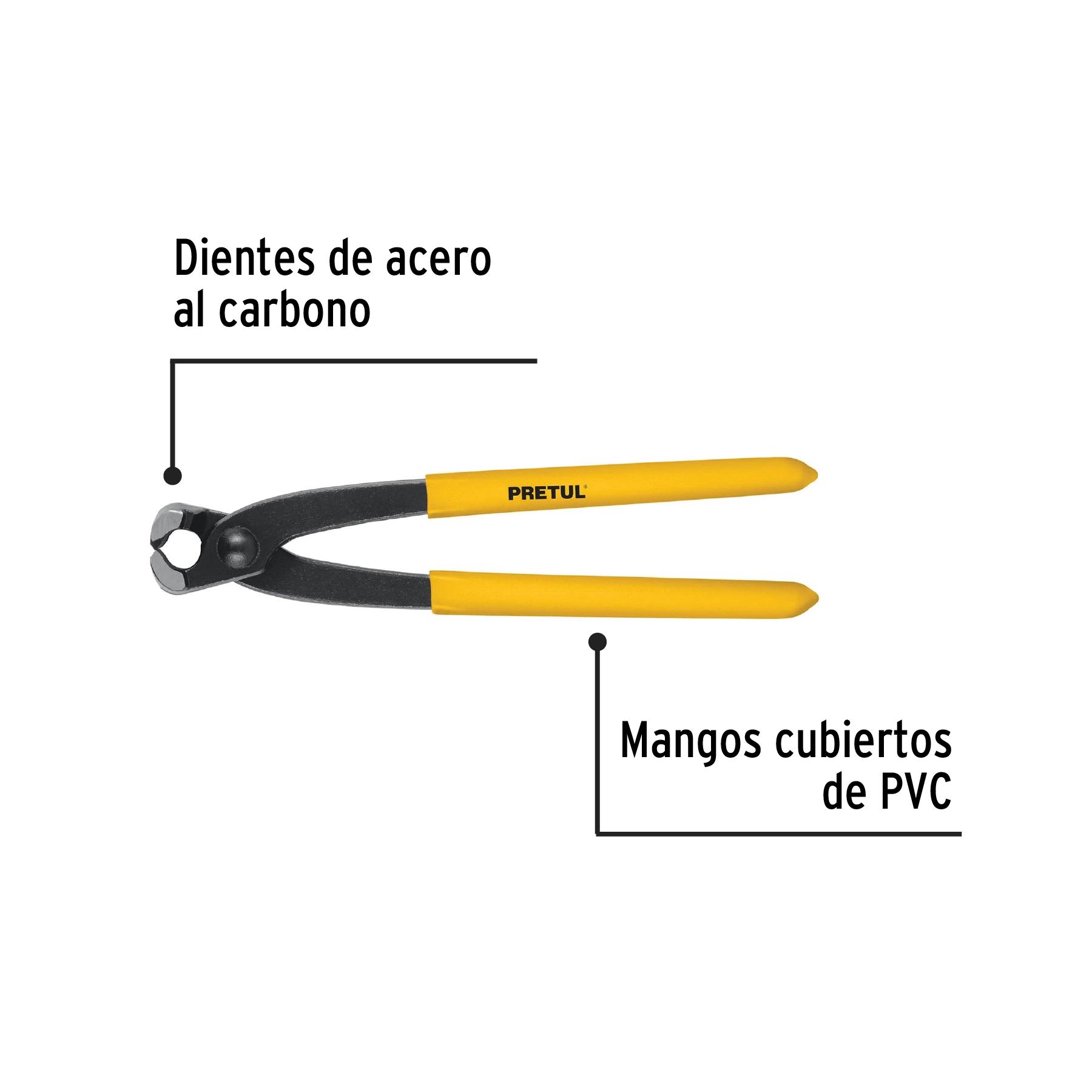 Tenaza de armador 8', PRETUL