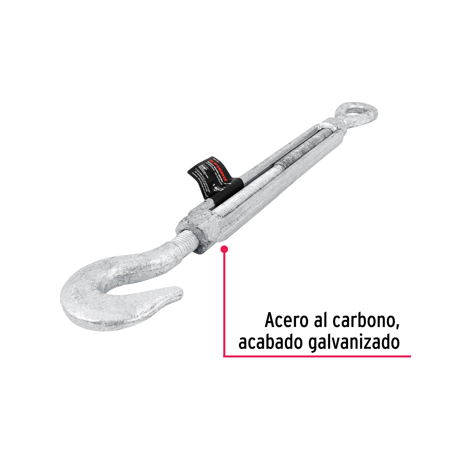 Tensor forjado 7/8' ojo-gancho, FIERO