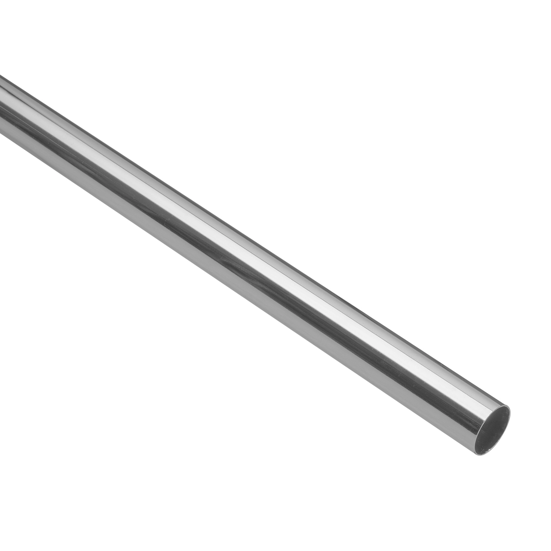 Tubo redondo de 3.0 m en aluminio para closet, HERMEX